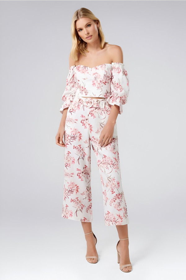 Vera Linen Blend Belted Pants