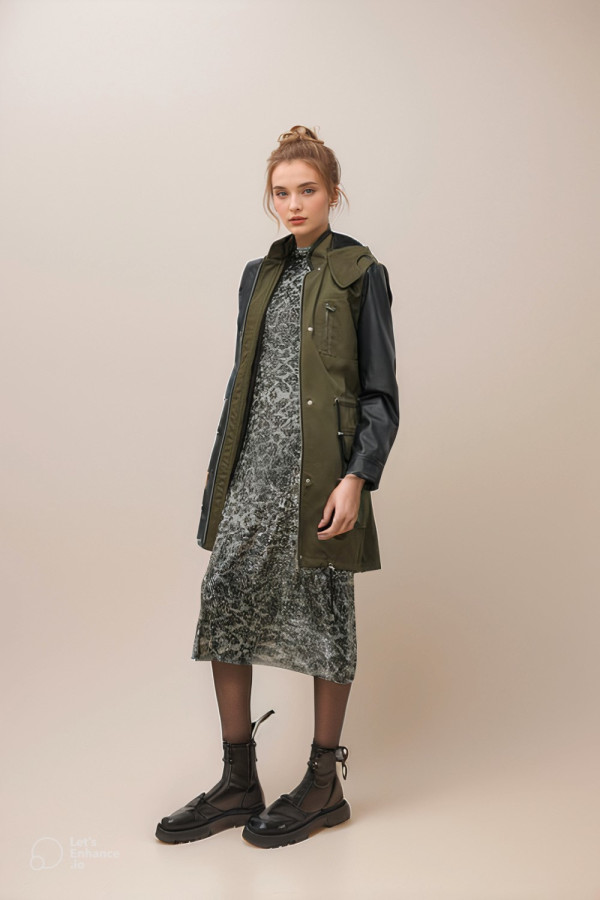 Green Multifunction Coat