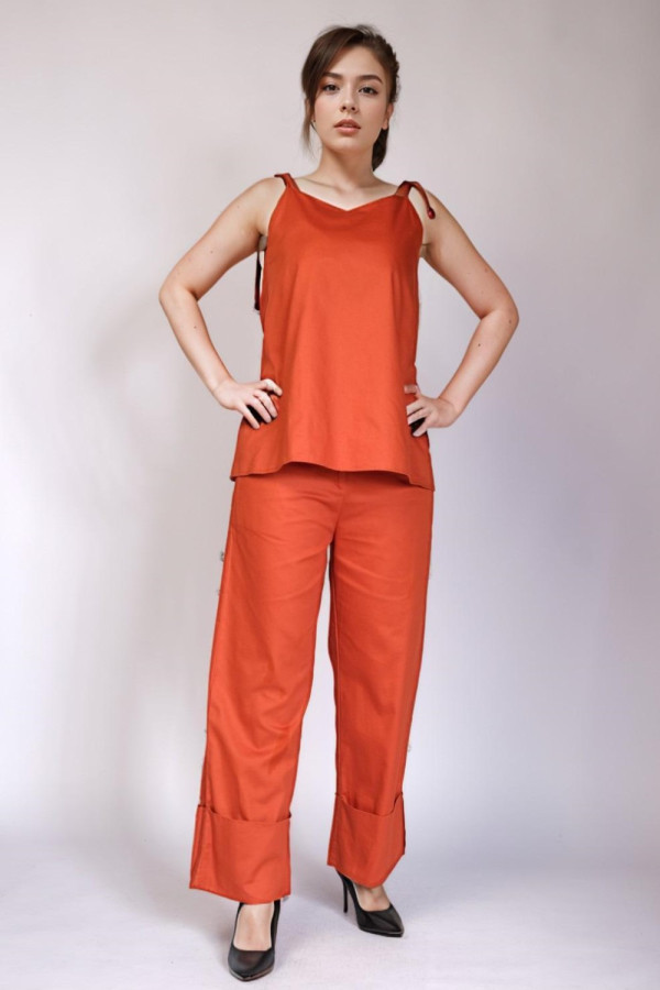 Emmeline Set Orange Top