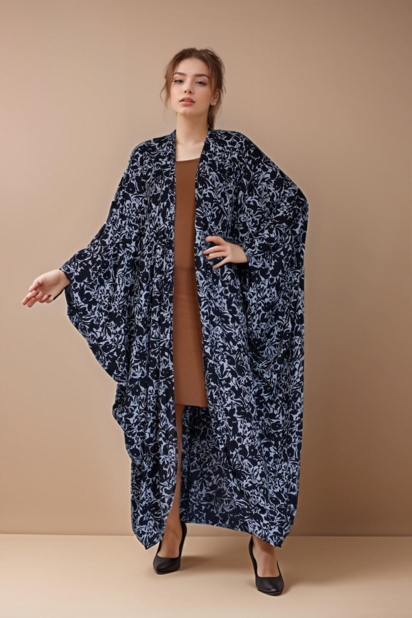 Navy Floral Outer Wear