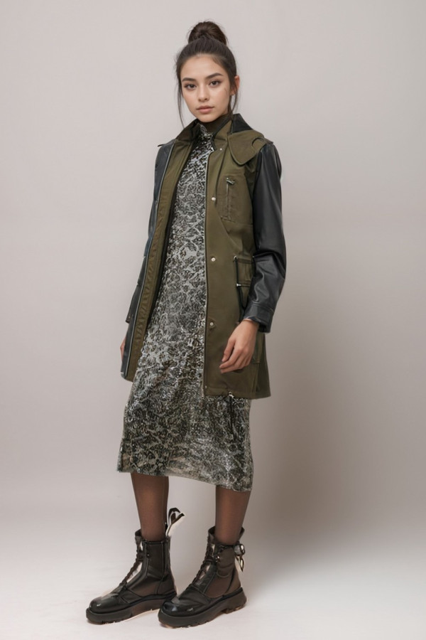 Green Multifunction Coat