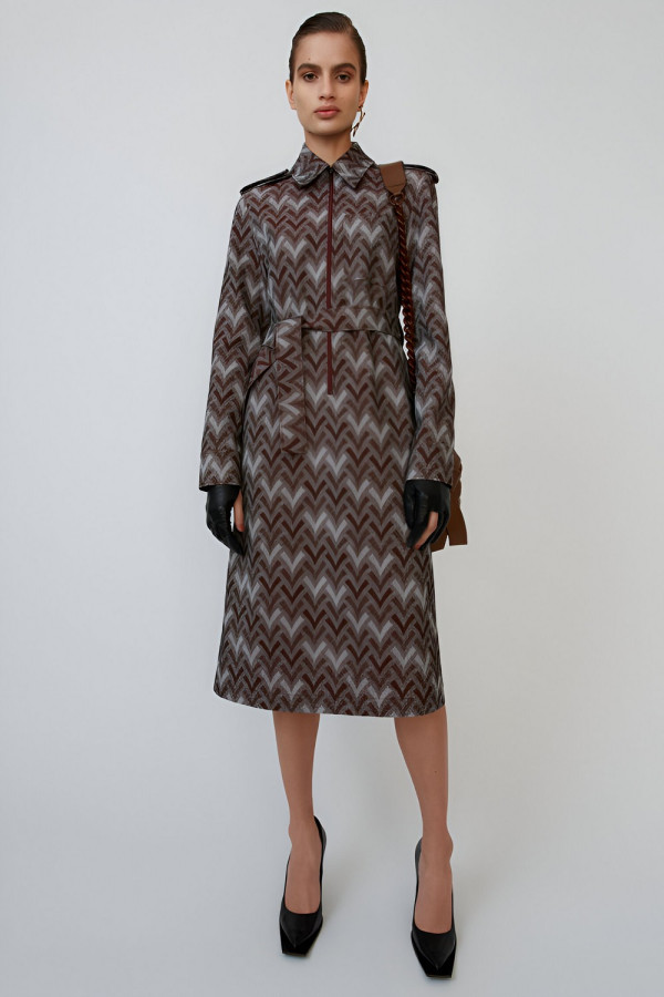 Jacquard Shirt Dress