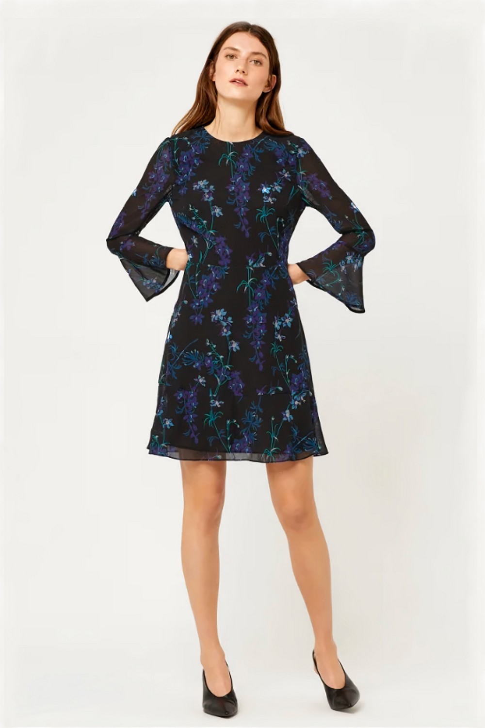 Gilly Floral Flippy Dress