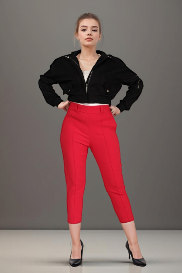 Fit Pants Red