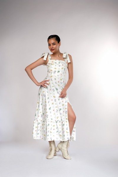 Zolea Dress Flower Print
