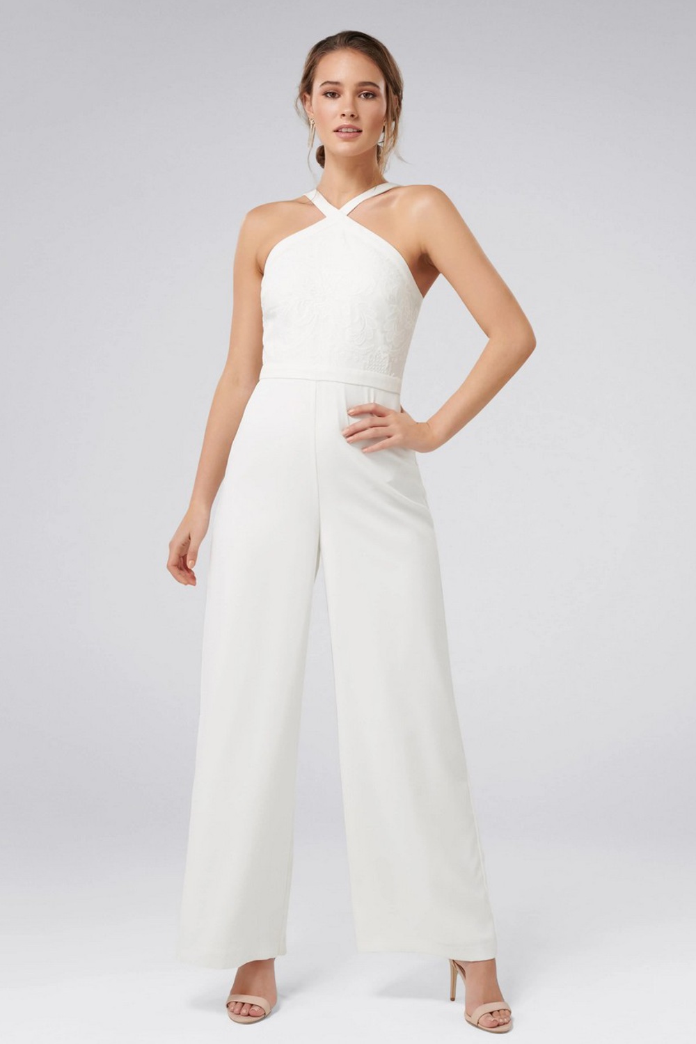 Ally Lace Bodice Jumpsuit