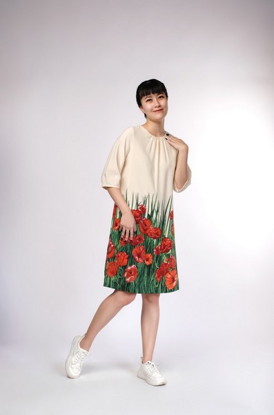 Eprise Red Poppy Dress