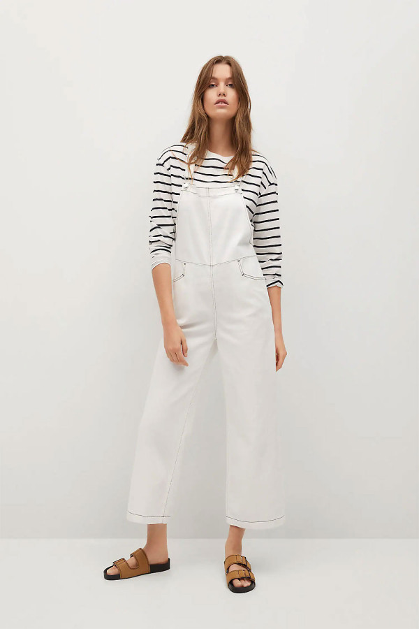 Long Denim Jumpsuit Salopette