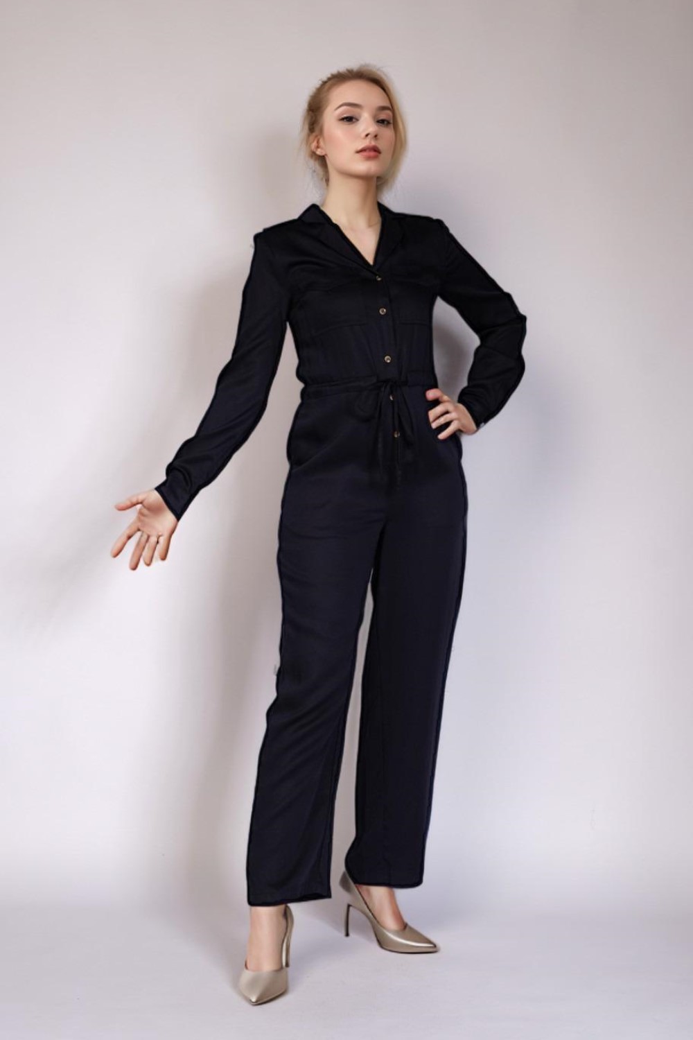 Cool Navy Jumpsuit