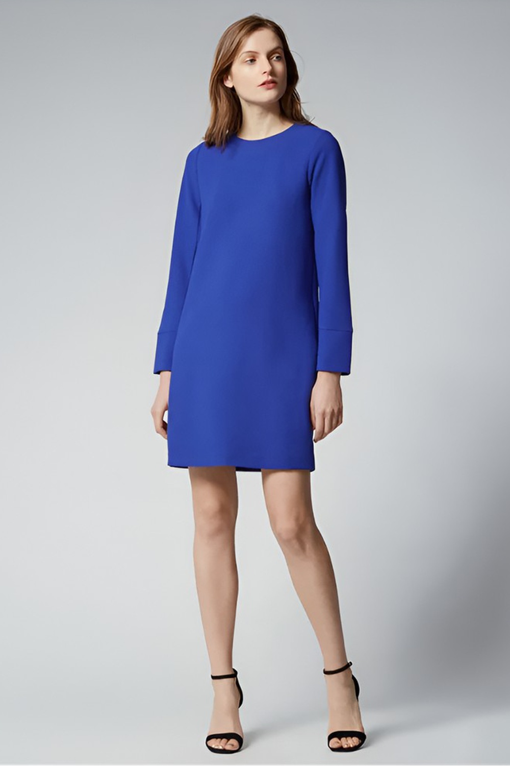 Long Sleeve Shift Dress