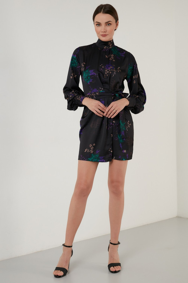 Printed Jacquard Dress