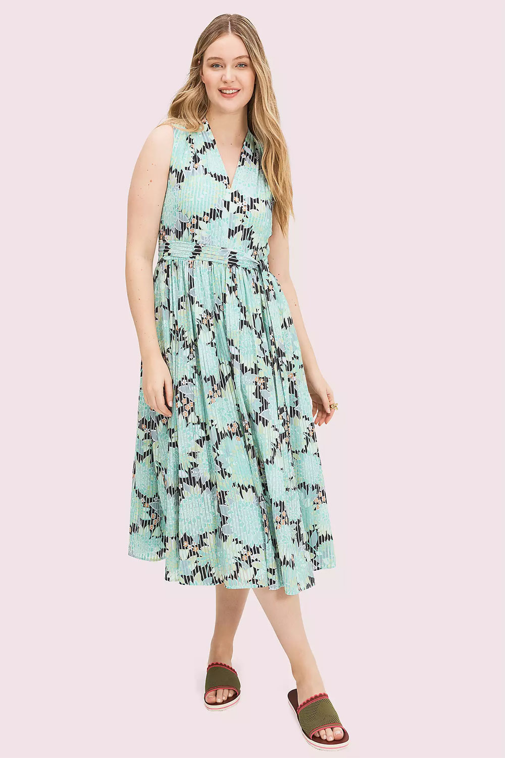 Dahlia Bloom Burnout Dress