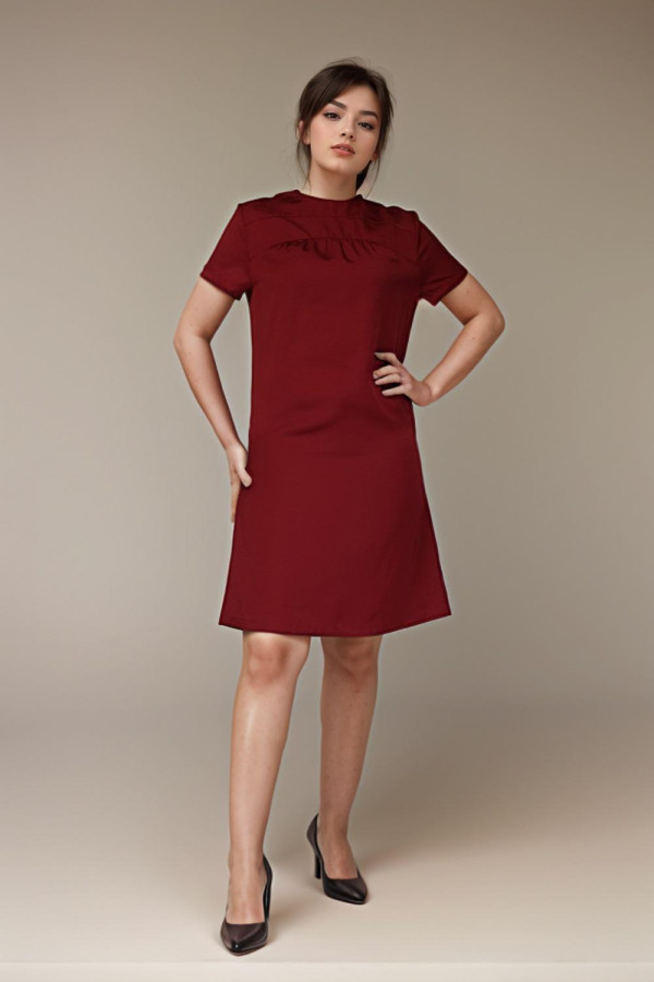 Red Plain Dress