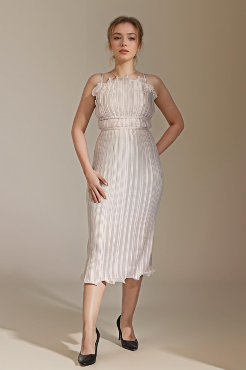 Elios Dress Pleated