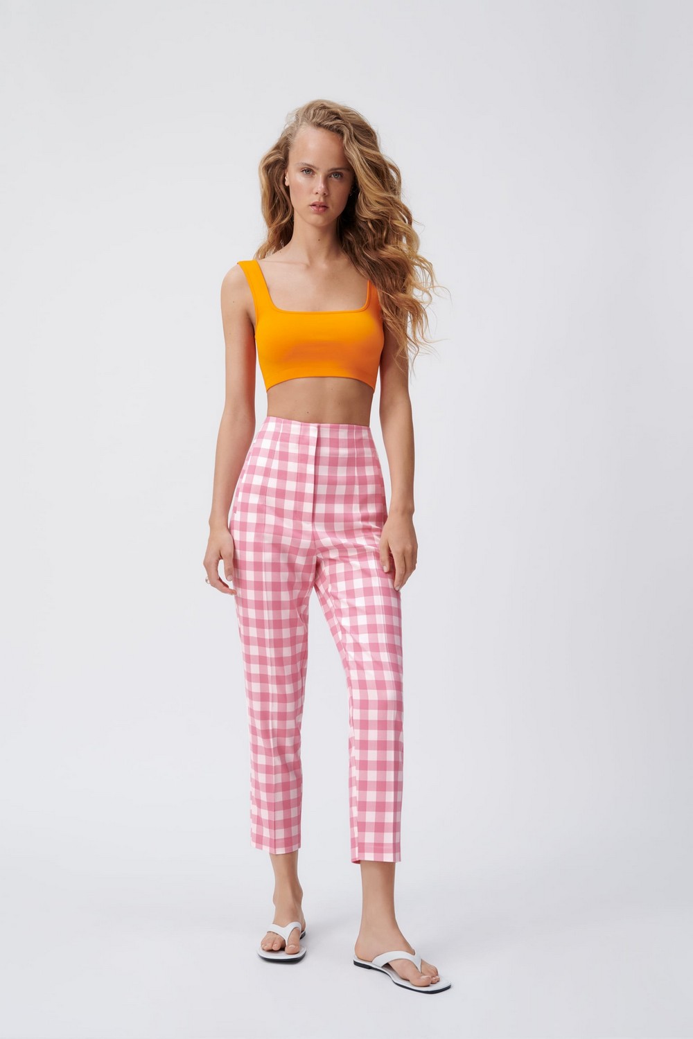 Pink Tweed long Pants