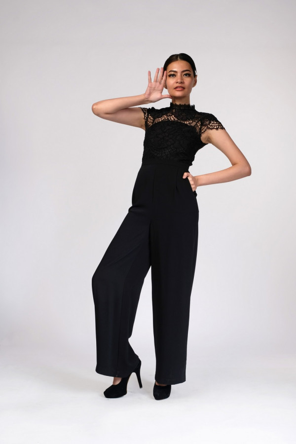 Forever New Leona Lace Wide Reg Jumpsuit