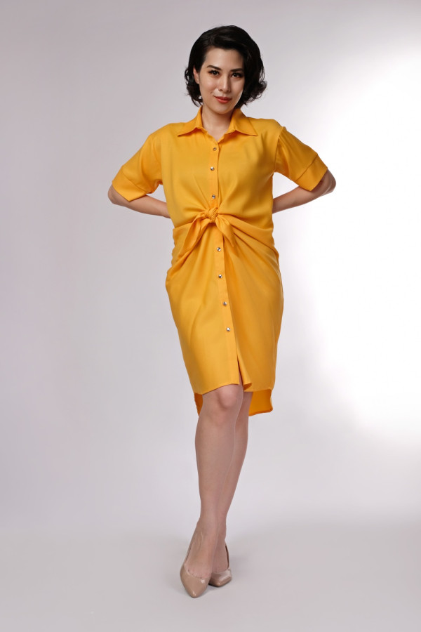 Primerry Cheerful Dress Yellow