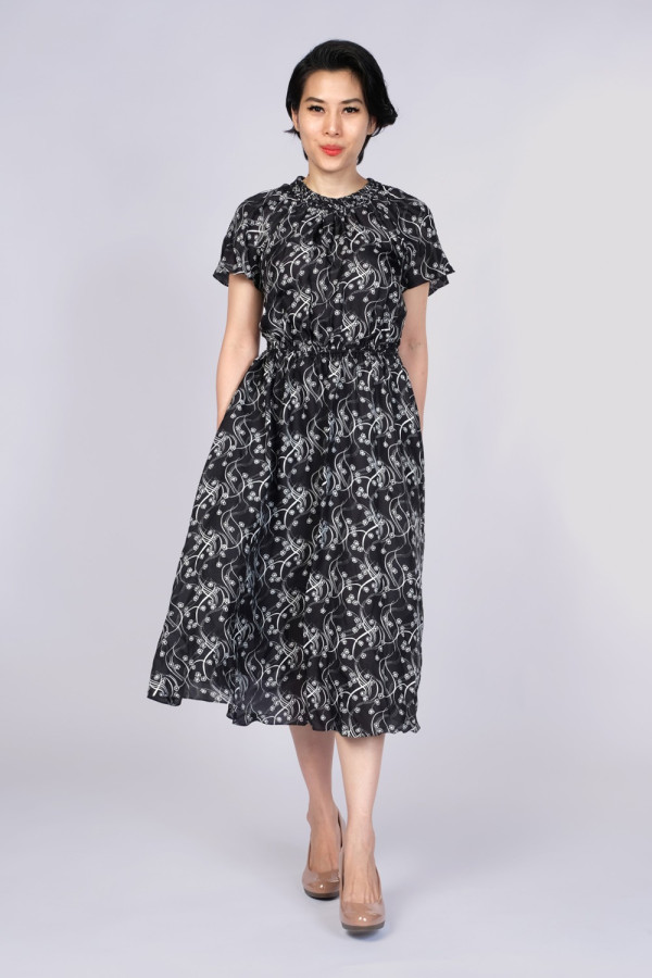 Black Viscose Dress