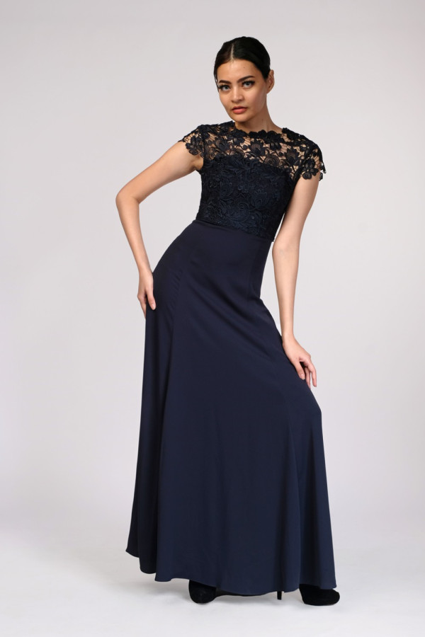 Shanae Lace Top Maxi Dress