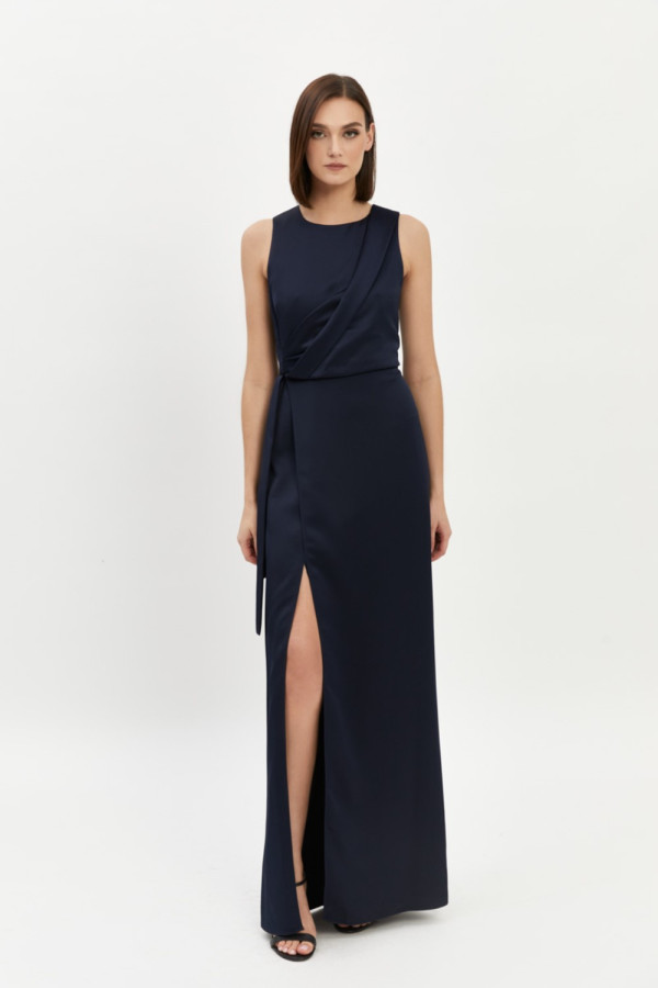 Navy Sleeveless Dress