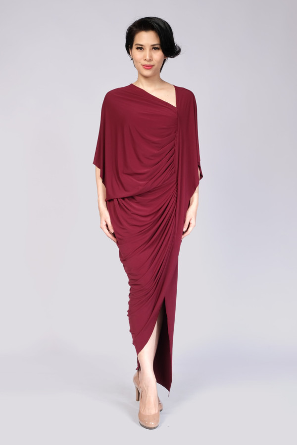 Reina Gine Burgundy Kaftan