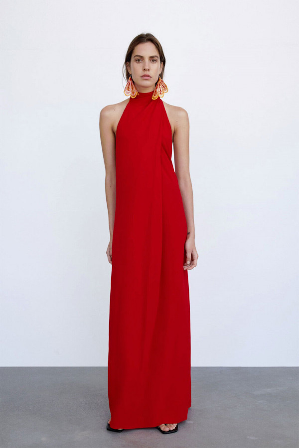 Long Halter Dress