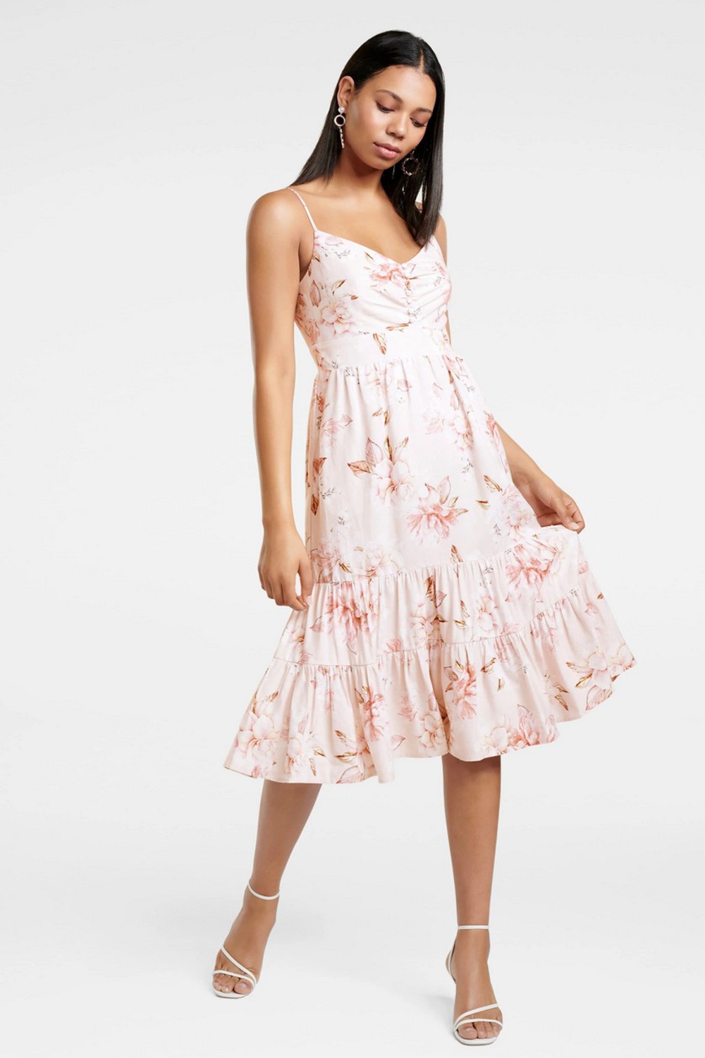 Mietta Tiered Midi Dress