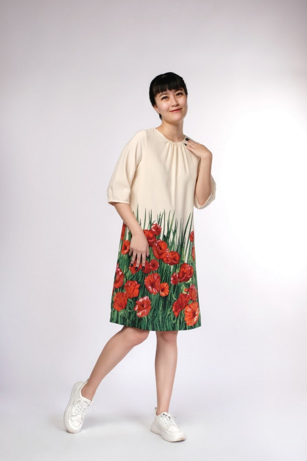 Eprise Red Poppy Dress