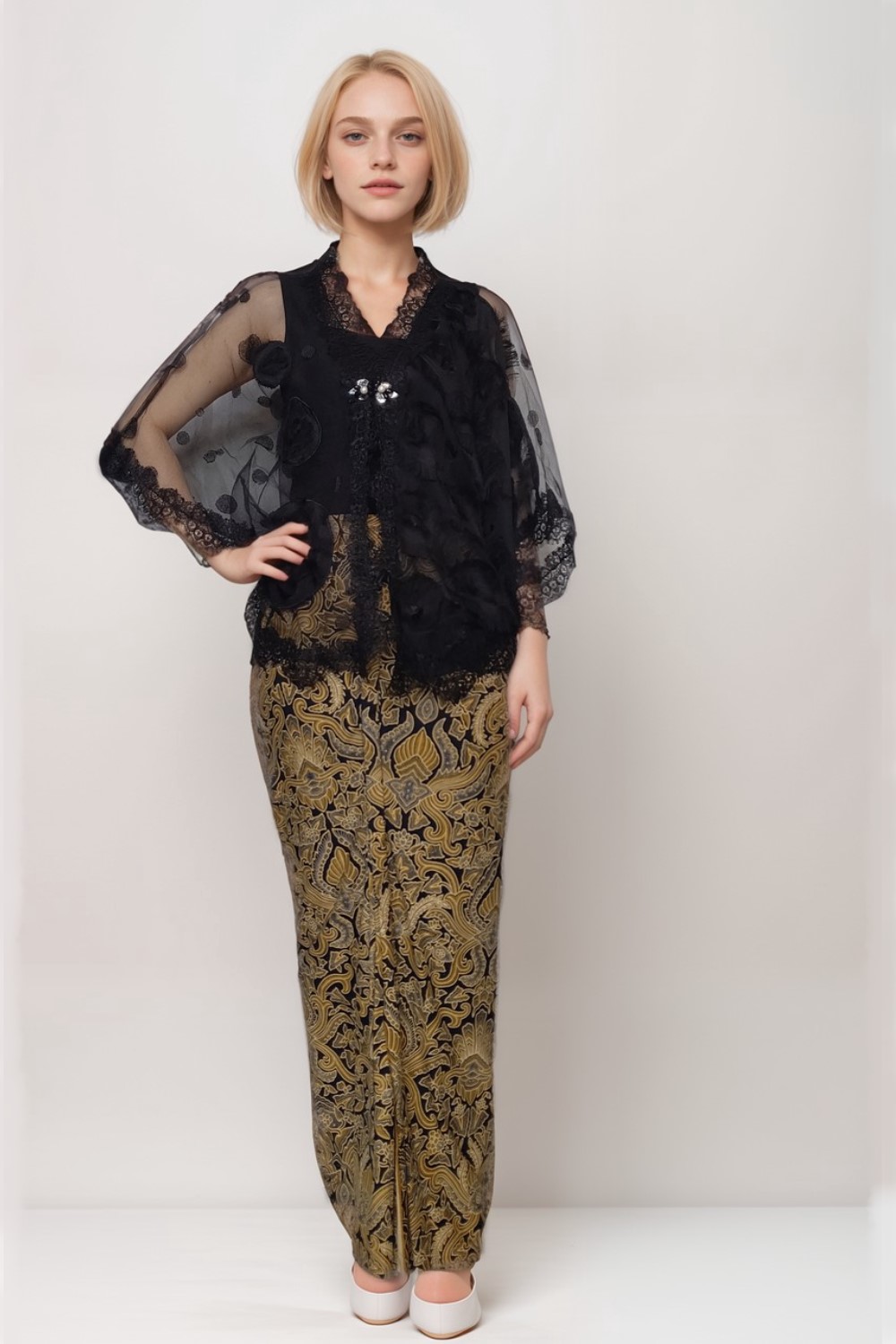 Batik Lotus Skirt