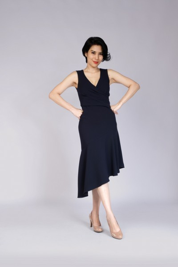 Midnight In Navy Dress